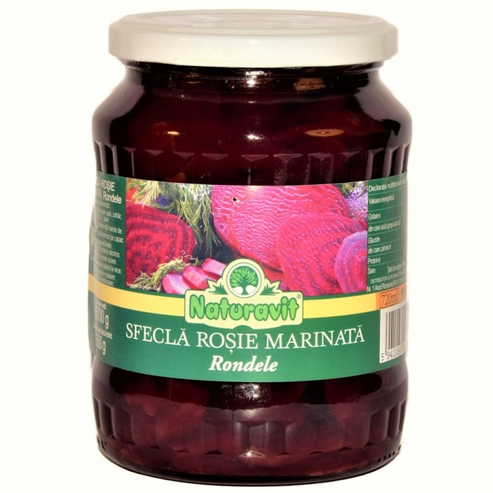 Salata de Sfecla Rosie Naturavit Rondele, 700 g