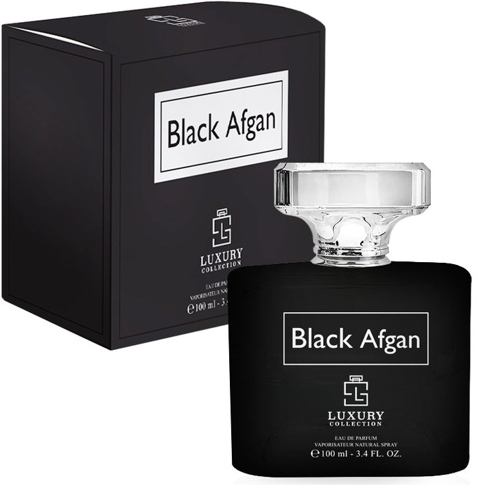 Apa de parfum KHALIS, Black Afgan, Unisex, 100ml