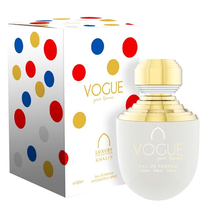 Apa de parfum KHALIS, Vogue, Dama, 100ml