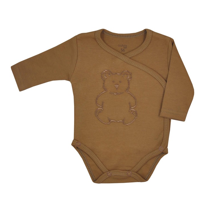 Body cu maneca lunga pentru baieti Koala Mis 09-391-62, Maro 84943