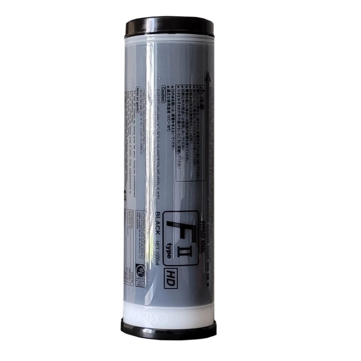 Nyomtatótinta, RISO, Filler típus, 180 oldal/perc, 1000 ml, 35000 oldal, Fekete