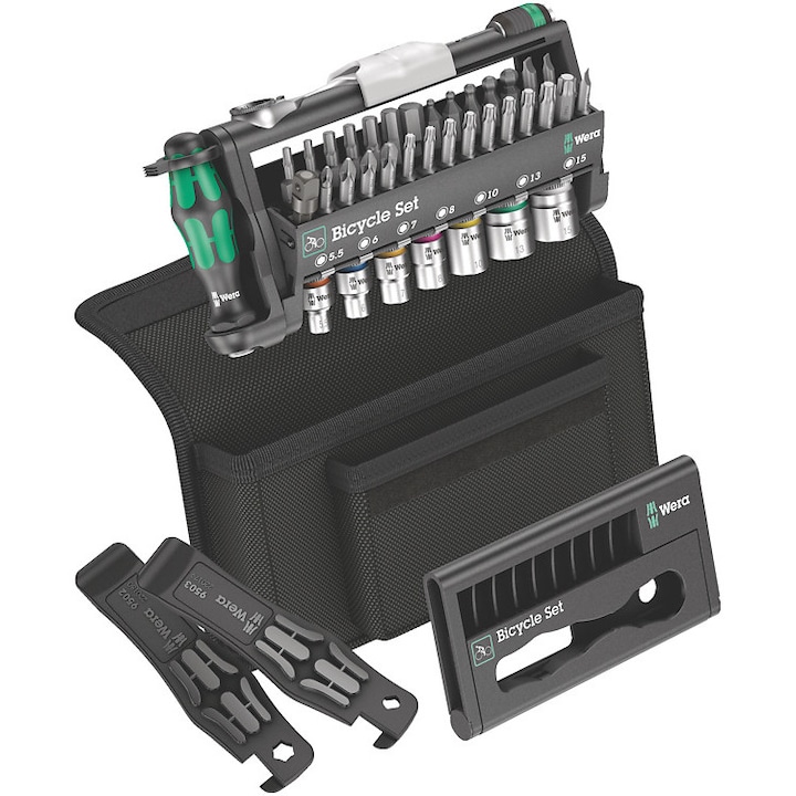 Комплект накрайници за велосипед, 41 части, Wera Bicycle SET3