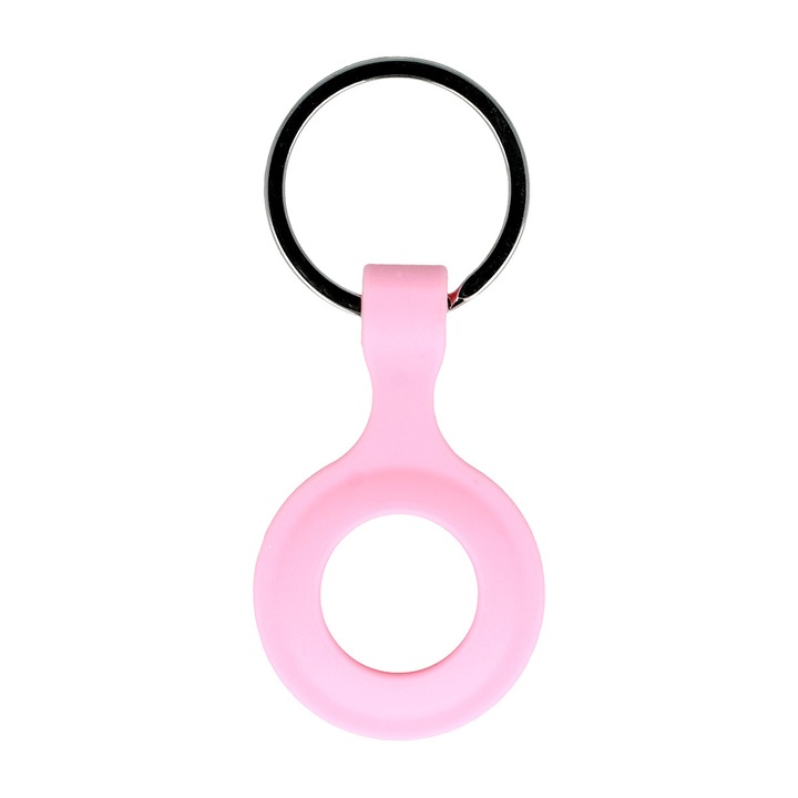Breloc din silicon pentru Apple AirTag, Pink