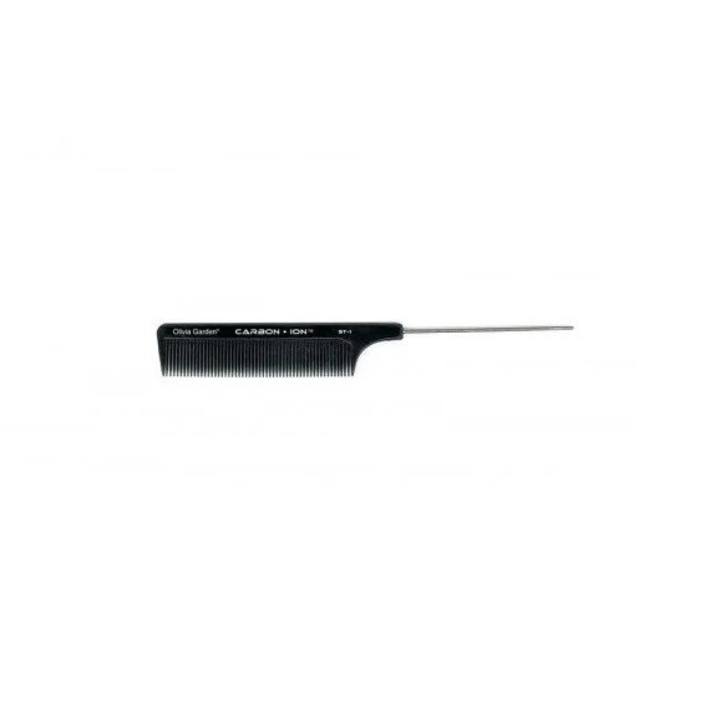 Fésű térfogathoz Carbon Ion ST1 20,5 cm, Olivia Garden
