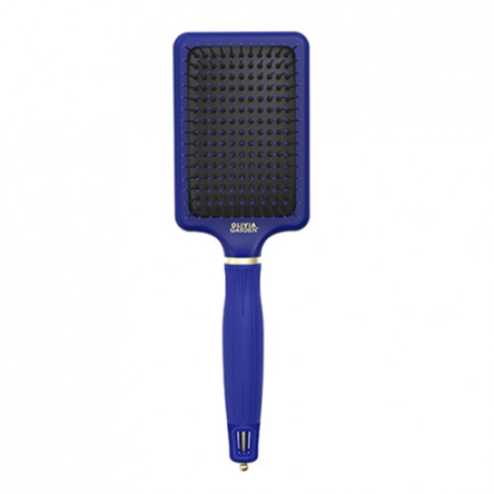 Kerámia Ion Nano Thermic Paddle professzionális kefe, Olivia Garden Royalty Blue