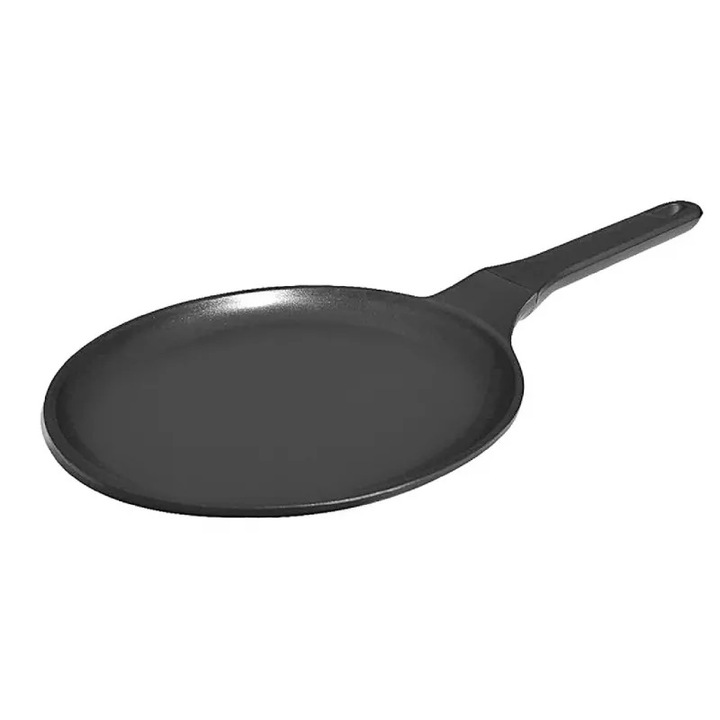 Тиган за палачинки RONDELL Zeita Neu RDA-1368, 24 см, Алуминий, ТриТитан, Черен
