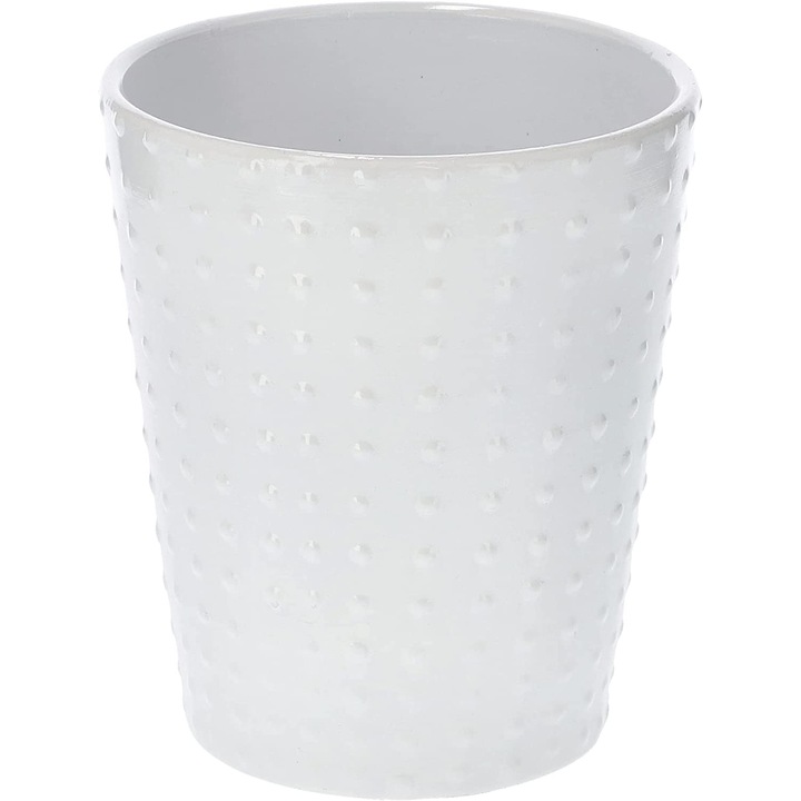 Ghiveci Flori, Kotarbau, Ceramica, 14.7 CM, Alb