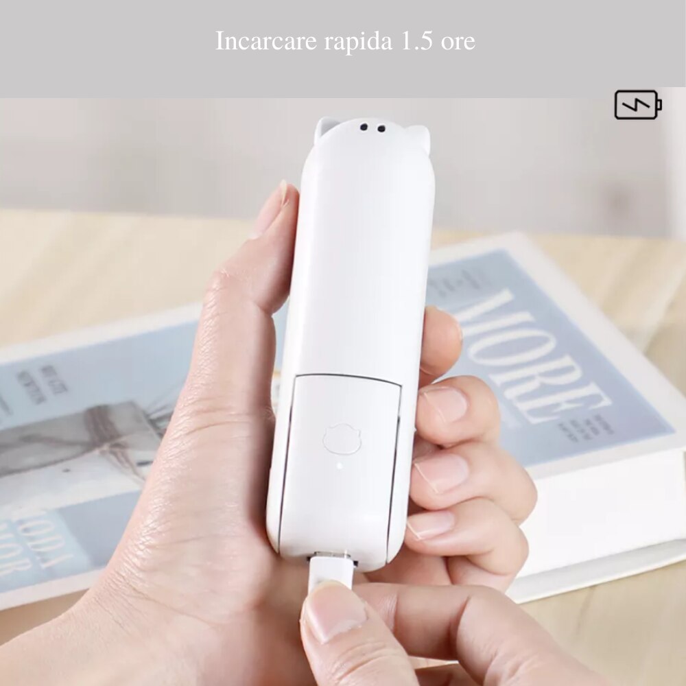 Преносим, малък джобен вентилатор, USB зареждане, оборудван с 3 ...