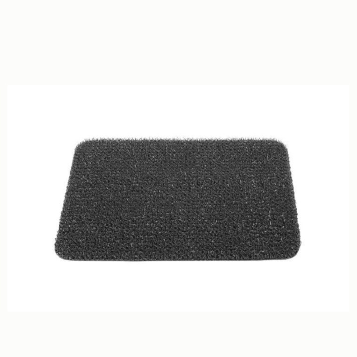 Kültéri bejárati szőnyeg, polietilén, szürke, FinnTurf 60x40 cm