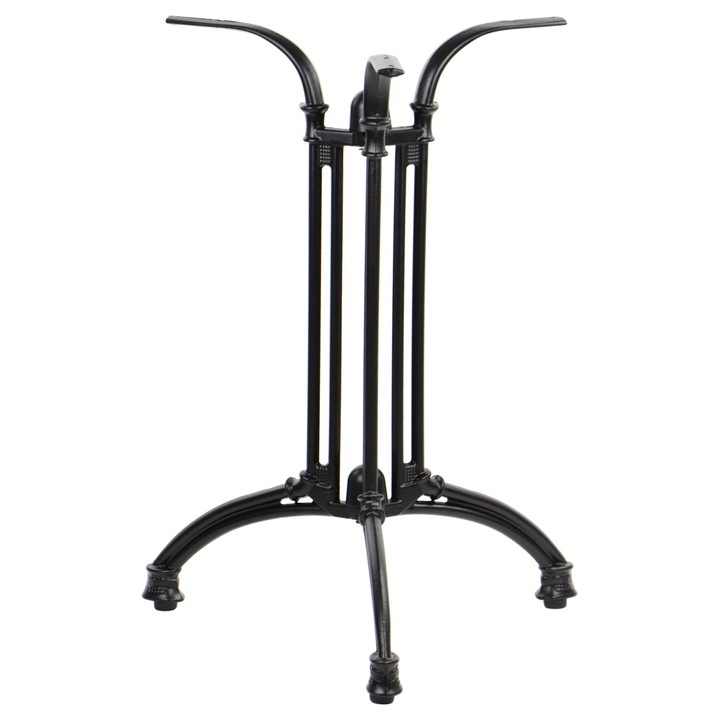 Baza pentru masa SH-5029-L, 54x54x72,5 cm, fonta, negru