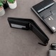 Мъжки Портфейл Koruma, SM-905GBL, Естествена кожа, Защита на безконтактни карти RFID, Черен мат