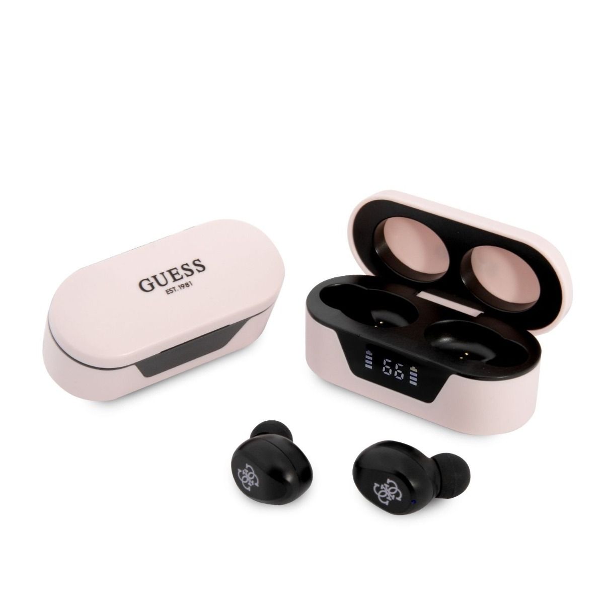 Casti In-Ear Guess, True Wireless, Bluetooth 5.0, GUTWST31EP, Pink ...