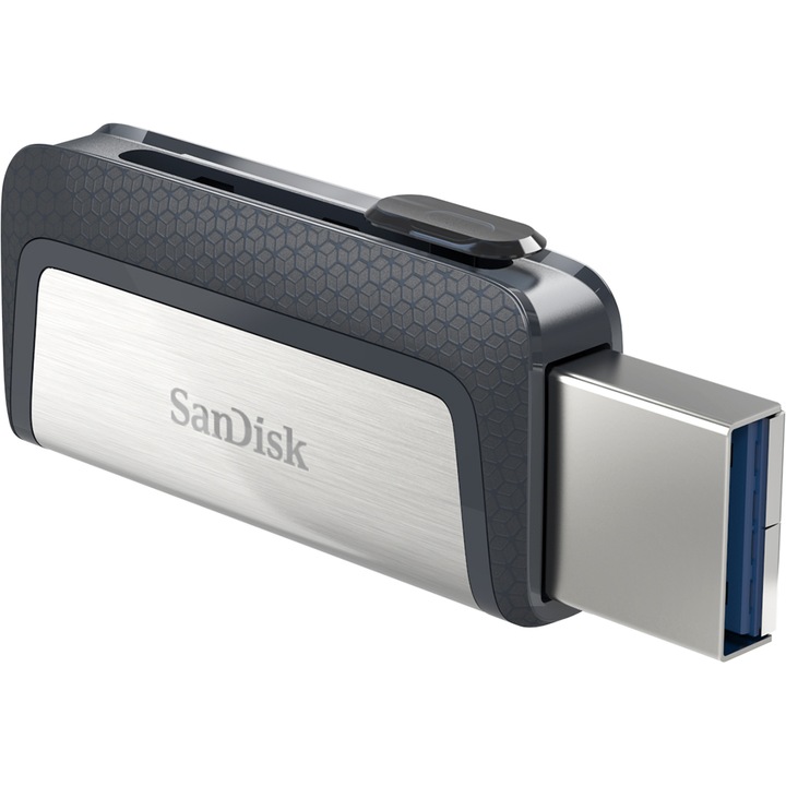 SanDisk Ultra Dual Drive USB Memória, USB 3.1/USB type C, 128 GB