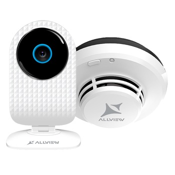 Kit Smart Home Allview, Smoke Safe, Alb Kit Smart Home Allview, Smoke Safe, Alb
