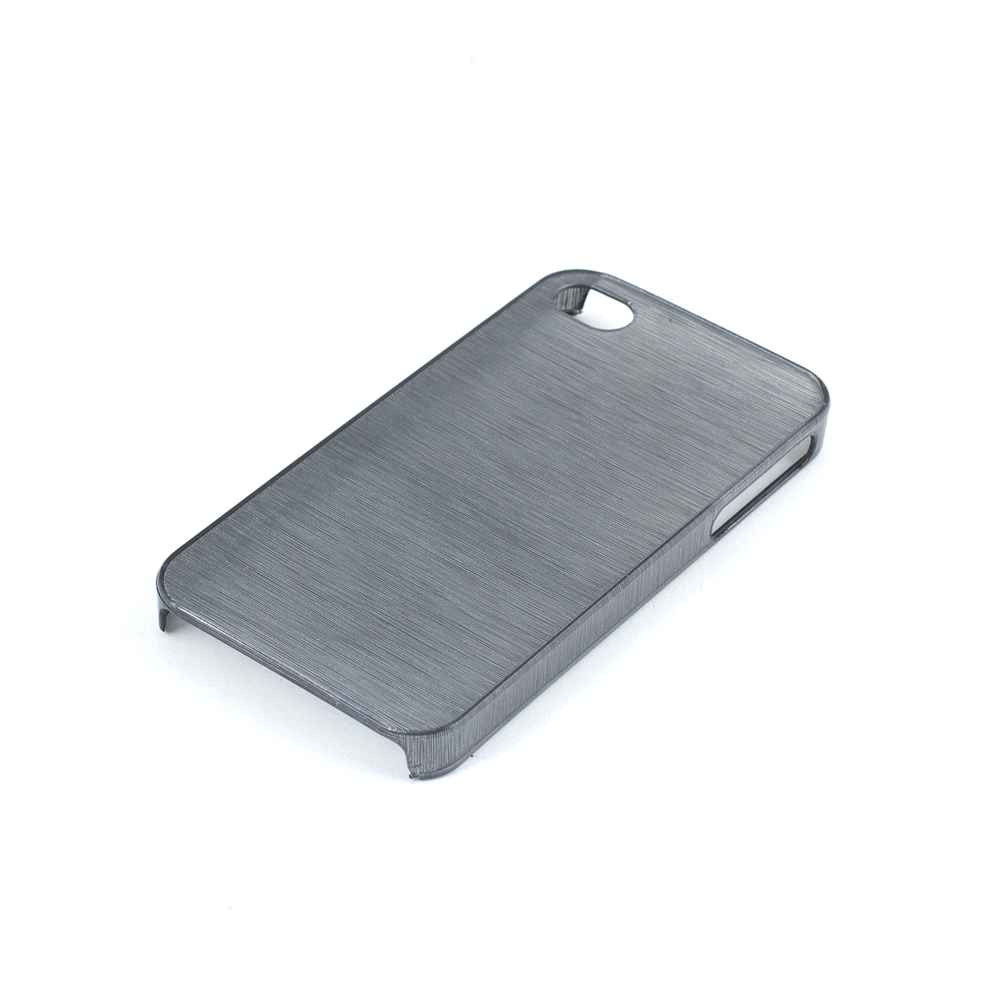 Husa Brushed Case Plastic, iPhone 4 / 4S, Gri