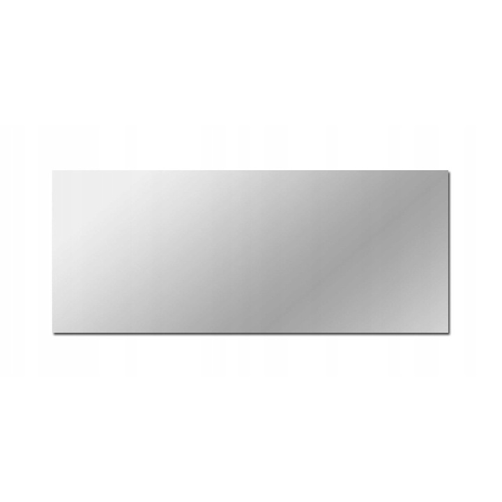 Oglinda decorativa, Plexiglas acril, 17x7 cm, Argintiu