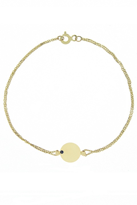 Bratara aur 14 k cu banut si ochiul norocului