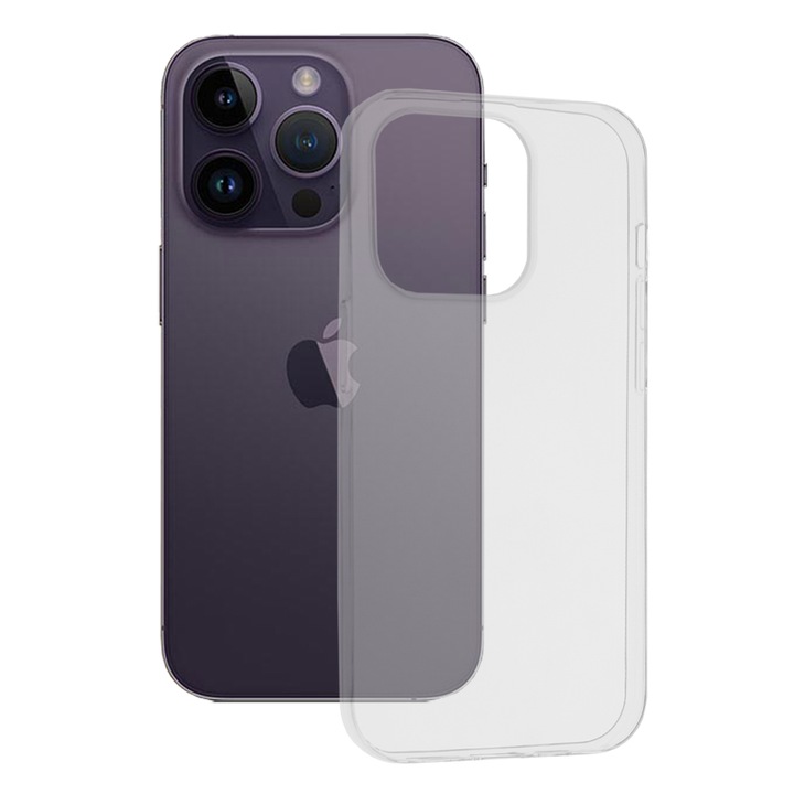 Husa Clear Protection pentru Apple iPhone 14 Pro, Transparenta