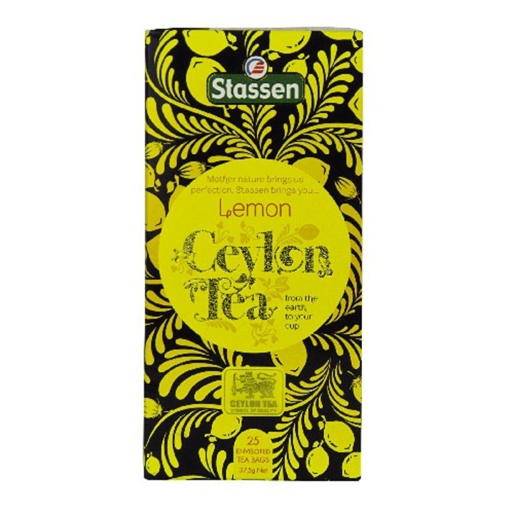 Ceylon citrom tea, 37,5 g, Stassen