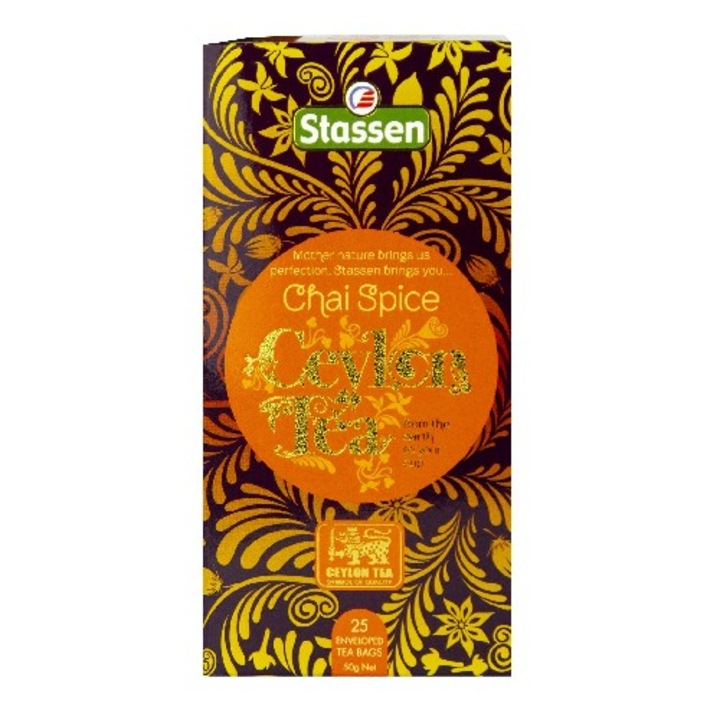 Ceylon tea Chai fűszerekkel, 50gr, Stassen