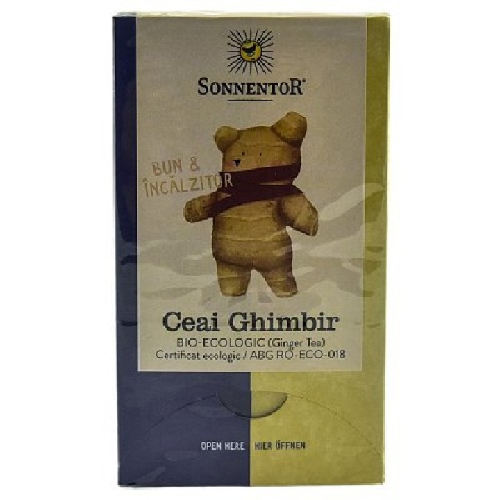 Eco gyömbér tea 18dz Sonnentor