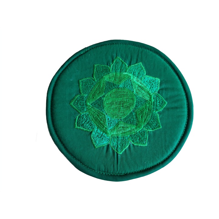 Perna suport, verde, 15.5 cm, pentru bol tibetan