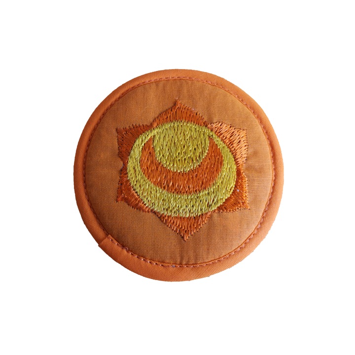Perna suport, orange, 9.5 cm, pentru bol tibetan