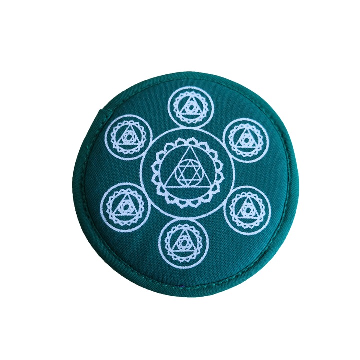 Perna suport, verde, 9.5 cm, pentru bol tibetan