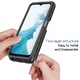 Кейс за Samsung Galaxy A23 / A23 5G + фолио, Techsuit Defense360 Pro, черен