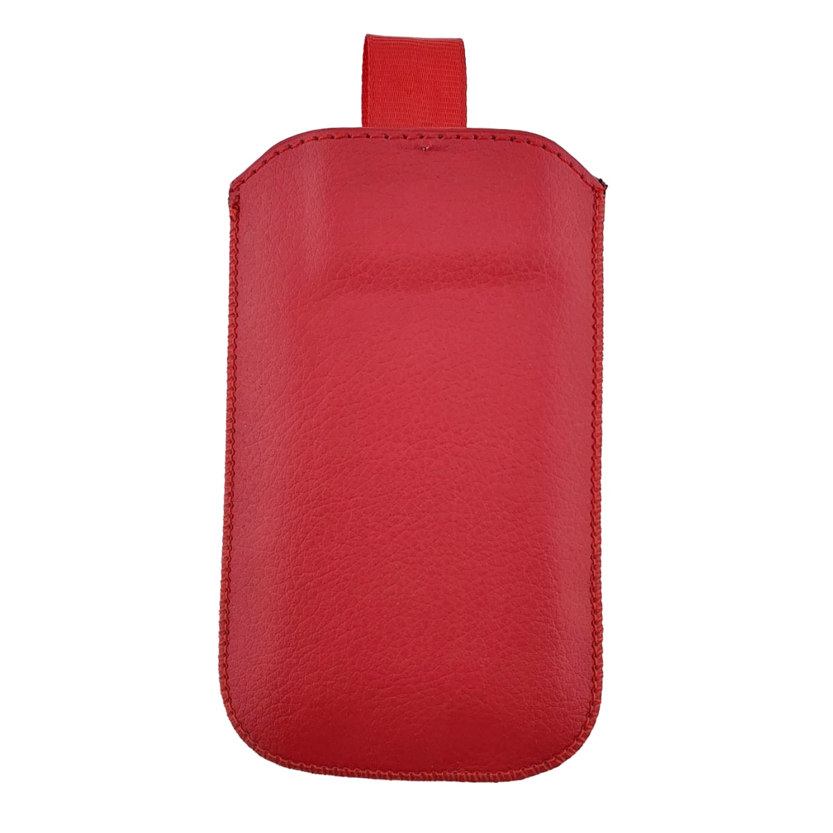 Husa universala tip saculet, din piele ecologica, Esperanza 90662, dimensiune M, 125 x 75 x 15mm, rosie Rosu Etui