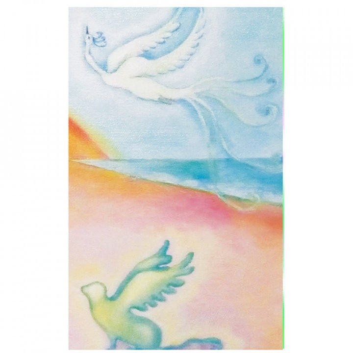 Carnetel de buzunar Pasare maiastra 5 x 8 cm, 100 foi veline