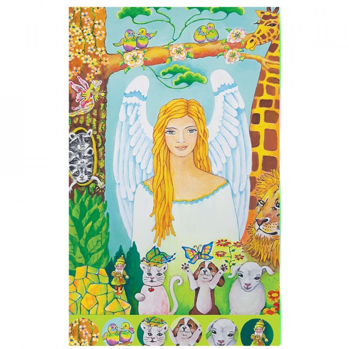 Carnetel de buzunar Arhanghelul Ariel, 5 x 8 cm, 100 foi veline