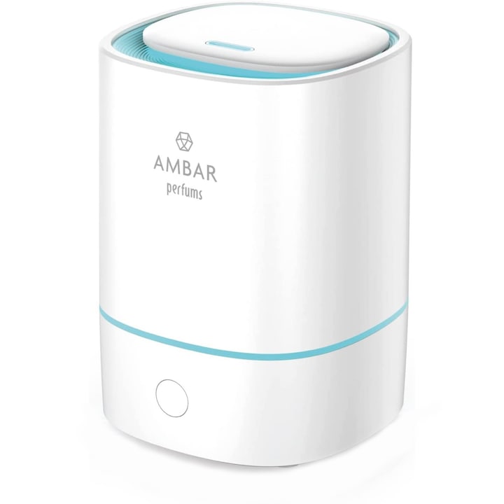 Umidificator de aer cu USB si lumini LED Alb