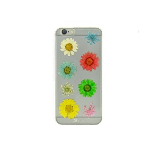 Pachet Carcasa Iphone 6/6S Colorful Daisy, Blautel - BLTFCI6MC + Suport magnetic Tellur MCM3 pentru ventilatie, plastic, Negru