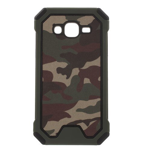 Carcasa Samsung Galaxy J5 SM-J500F, Protectie Spate Si Lateral, Army Green