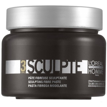 Pasta de par modelatoare L'Oreal Professionnel Homme Sculpte pentru fixare medie, 150 ml Pasta de par modelatoare L'Oreal Professionnel Homme Sculpte pentru fixare medie, 150 ml