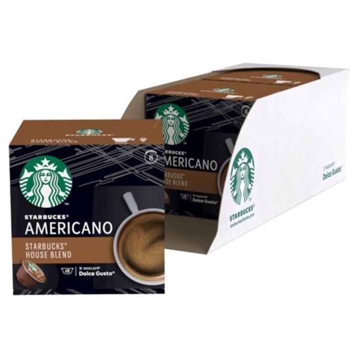 Комплект 3 х Капсули Starbucks Americano House Blend, 36 капсули, 306 гр