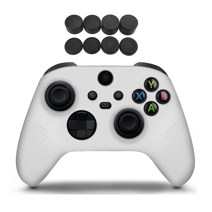 Kontroller burkolat, szilikon, kompatibilis Xbox One S-vel, fehér