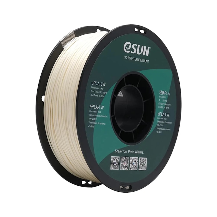 Филамент eSUN ePLA-LW 1.75 Natural 1Kg