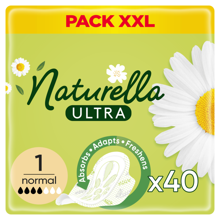 Absorbante Naturella Ultra Normal Size 1, 40 buc