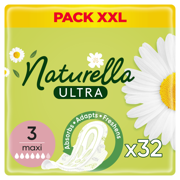 Naturella Ultra Maxi Szárnyas Egészségügyi Betét, 32 db