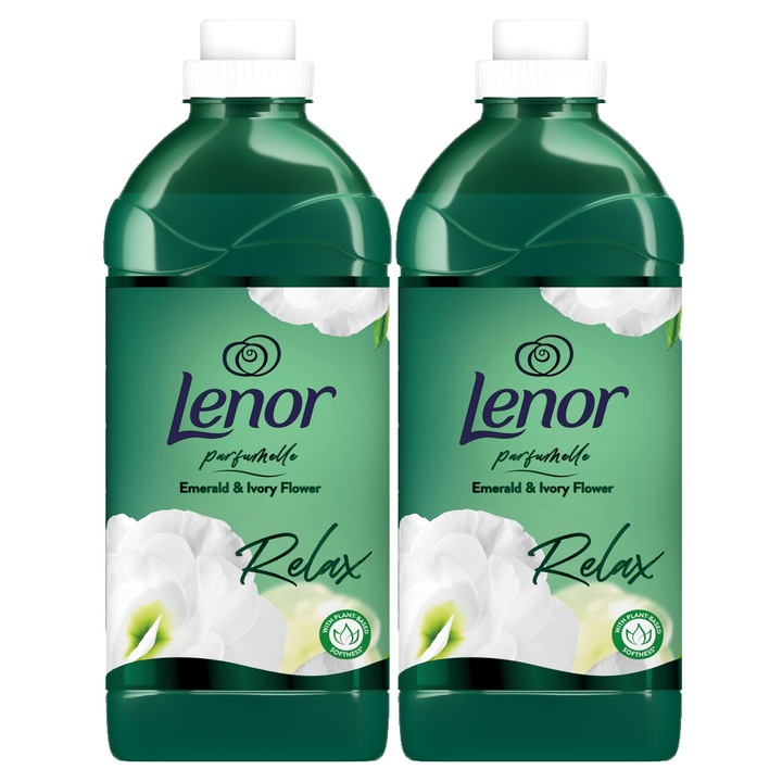 Lenor Emerald & Ivory Flower Textilöblítő 72 Mosáshoz, 2.16L