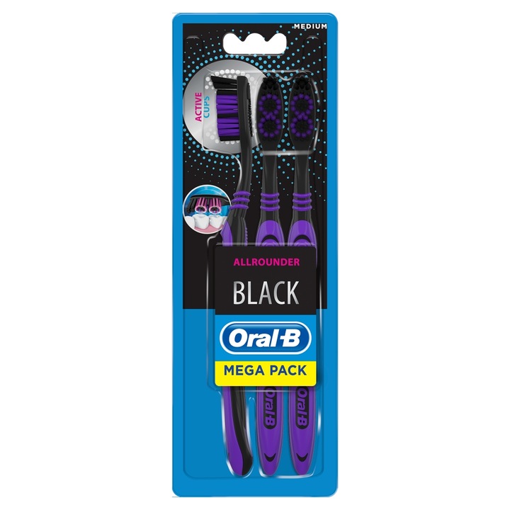 Oral-B Allrounder Black Manuális Fogkefe 3