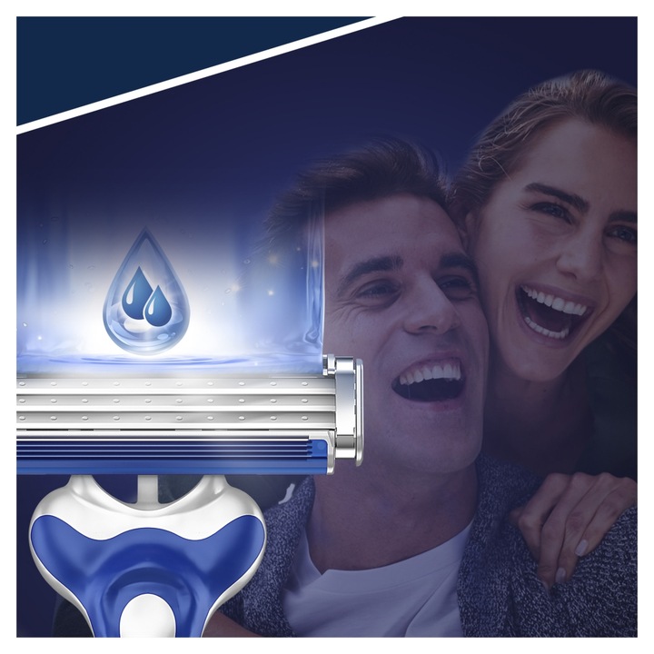Gillette Blue3 Comfort Eldobható Férfi Borotva, 6+2 Darab