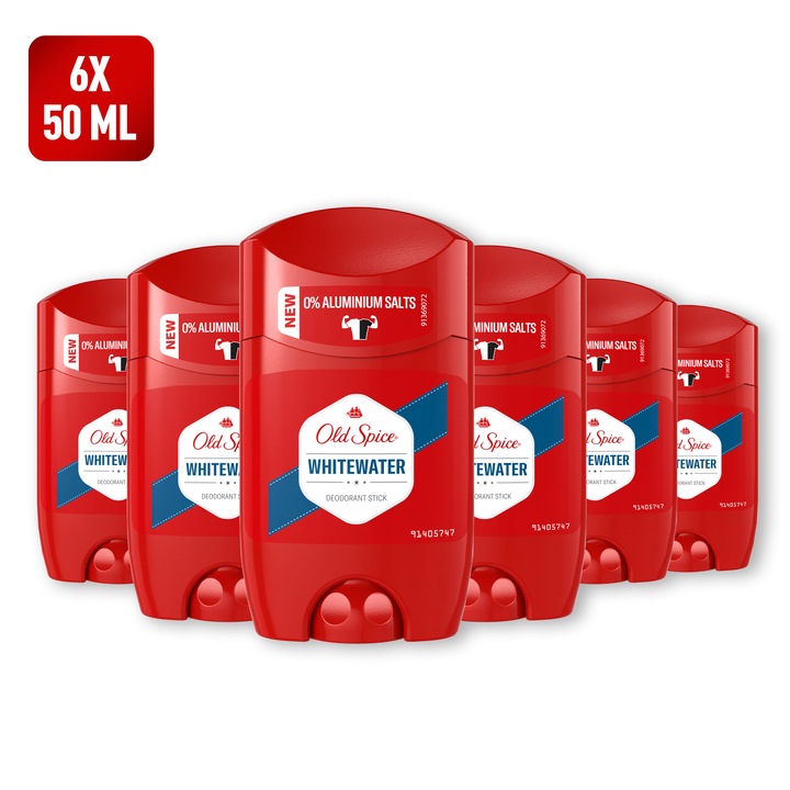 Old Spice Whitewater izzadásgátló stift, 6x50ml