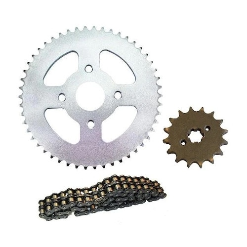Kit Lant Transmisie si Pinioane ATV, Moped 50cc-110cc, 14Tx41T
