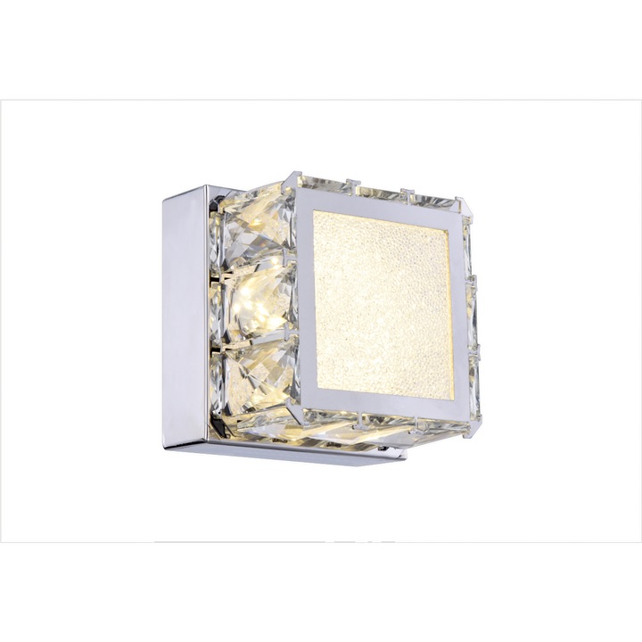 LED Fali lámpa, Lightex ALICE, 8W, 4000K, 420lm, 120x120mm