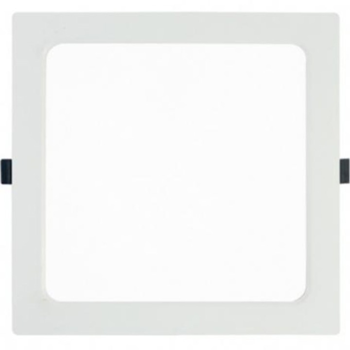 Спот LED Lightex 305AL0003222, 6W, 420 lm, Неутрална светлина (4000K), 220V, 12x12 cm, Бял, Енергиен клас G