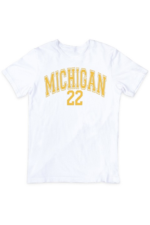 Tricou unisex, Michigan, Alb