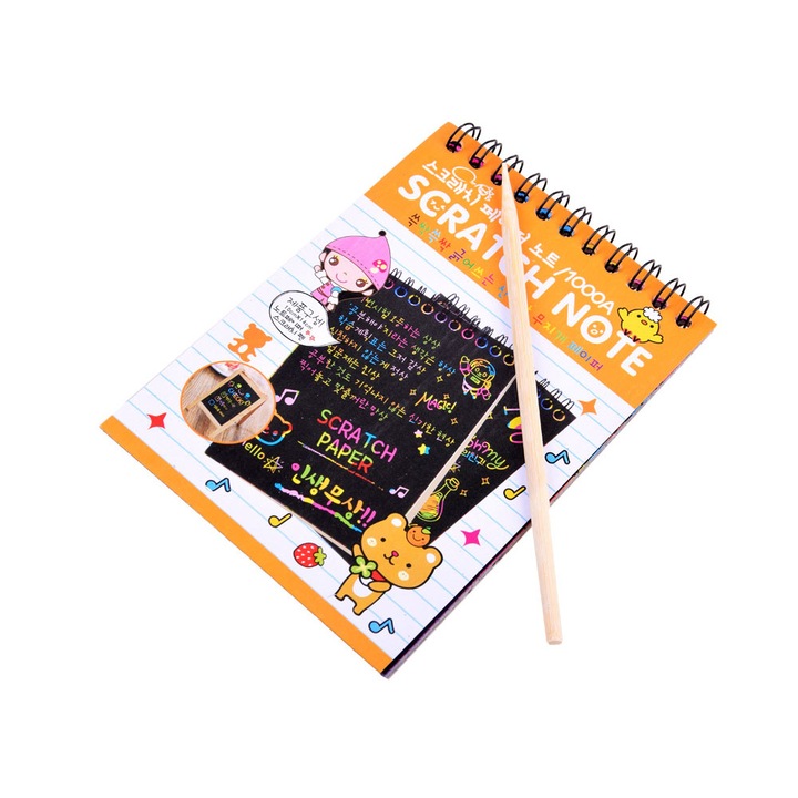 Set planse razuibile si stilou, Jokomisiada, +3 ani, Negru